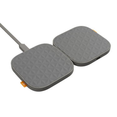 Wireless Drahtloses Ladegeräte Duo - 15 W - Grau